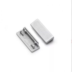   Végzáró alumínium profilhoz, ezüst színű , WIDE24 , 1 pár