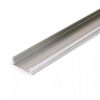 Alumínium U profil LED szalaghoz , 2 méter/db , natúr , WIDE24