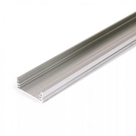   Alumínium U profil LED szalaghoz , 2 méter/db , natúr , WIDE24