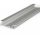 Aluminium profil LED szalaghoz , 2 méter/db , oldalfalba , lépcsőbe építhető , FLAT8 , eloxált