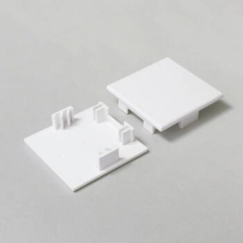 Aluminium profil végzáró , 1 pár , fehér , PHIL53