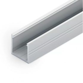   Alumínium U profil LED szalaghoz , 2 méter/db , natúr , SMART16