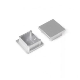   Végzáró alumínium profilhoz, ezüst színű , SMART16 , 1 pár