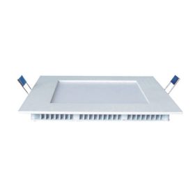   LED panel , 24W , süllyesztett , négyzet , természetes fehér , AL