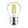 LED lámpa , égő , izzószálas hatás , filament , G45 , E27 , körte , 2W , meleg fehér , "A" energiaosztály , Rábalux