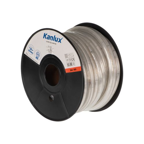 GIVRO LED, 30M, piros, fényslag, IP65, 120lm/m, UV védett, KANLUX