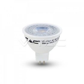   LED lámpa , 12V DC , MR16 , G5.3 foglalat , 38° , 7 Watt , meleg fehér