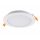 LED fényvető , mélysugárzó , 18 Watt , kerek , 3-white CCT (WW, NW, CW)