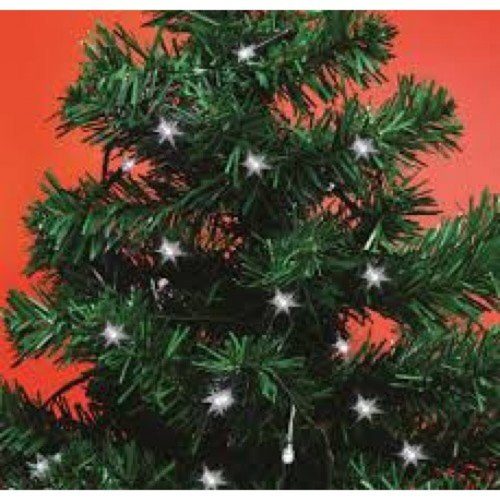 Led fényfüzér , beltéri/kültéri , 50 db LED , 1.9 m , hideg fehér , 8 programos , IP44