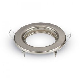   Olcsó spot lámpatest , GU10 vagy MR16 , matt króm , 2 darabos csomag