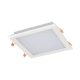 LED panel , mélysugárzó , 18W , süllyesztett , négyzet , természetes fehér , IP44 , CAPRI