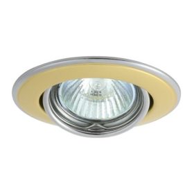   LED lámpatest , spot beépíthető keret, Horn CTC-3114 , gyöngyház arany , nikkel