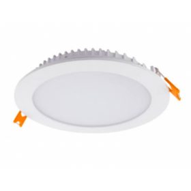  LED panel , 18 Watt , süllyesztett , kerek , természetes fehér , IP44 , CAPRI