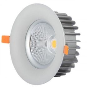   LED fényvető , mélysugárzó , 40 Watt , kerek , természetes fehér