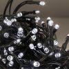 Led fényfüzér , beltéri , 40 db LED , 4 m , hideg fehér