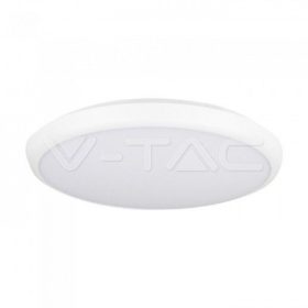  LED panel , 12W , falon kívüli , kerek , természetes fehér , mozgásérzékelős , fényérzékelős , IP65 , V-TAC SKU 821