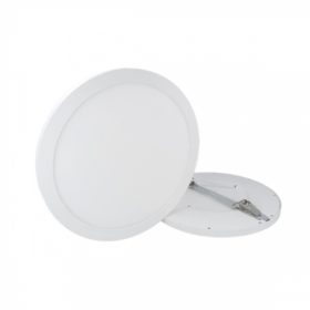   LED panel , 18W , Ultra Slim , univerzális , EasyFix AURA , kerek , meleg fehér dimmelhető