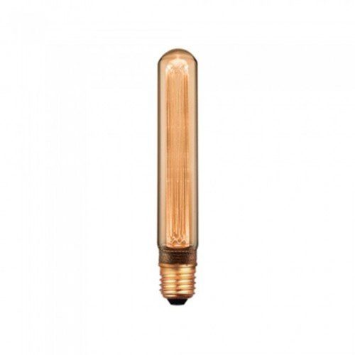 LED lámpa , égő , izzószálas hatás , filament , E27 foglalat , T30 , 2 Watt , meleg fehér , 1800K , borostyán sárga