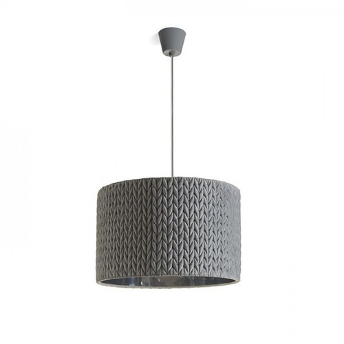 RENDL R13275 AINO Sleek Led Függőlámpa Szürke Kivitelben, E27 Energiaforráshoz, 15 W, 230V