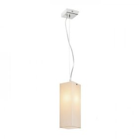   RENDL R10627 LUCIA Szögletes Függőlámpa Szatinált Üveg Búrával Led E27 Izzóhoz, 15 W, 230V