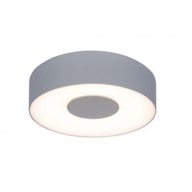   LED lámpatest , mennyezeti , oldalfali , 8W , kerek , meleg fehér , szürke , kültéri , IP54 , LUTEC , UBLO