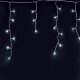 Led fényfüzér , beltéri/kültéri , 150 db LED , 5 m , meleg fehér , 8 programos , jégcsap , időzíthető , IP44