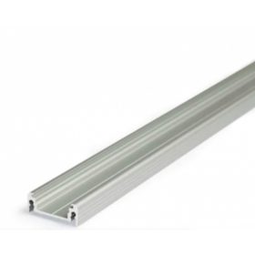   Alumínium U profil LED szalaghoz , 2 méter/db , natúr , SURFACE14