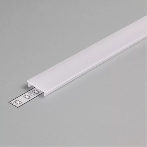 Alumínium profil fedő , 2 méter/db , opál , LINEA20 , SURFACE14 , GROOVE14 , "F" Klikk