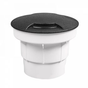   LED lámpatest , taposólámpa , 3.5W , kerek , természetes fehér , fekete tető , CECI , IP67