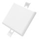 LED panel , 36W , KERETMENTES , süllyesztett , négyzet , meleg fehér , Slim , IP54