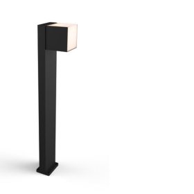   Led lámpatest , állólámpa , fekete , 12 Watt , meleg fehér , kültéri , IP54 , LUTEC , CUBA