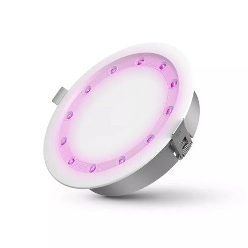 UV-C fertőtlenítő LED panel, 18W, beépített, kör alakú, hideg fehér, 59S, SunClean, 184 mm