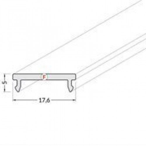 VÍZTISZTA fedő , SURFACE14 profilhoz , 2 méteres , pattintható