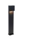 Led lámpatest , állólámpa , fekete , 9 Watt , meleg fehér , kültéri , IP54 , LUTEC, GEMINI XF