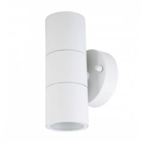   LED lámpatest , GU10-es foglalatú , oldalfali , 2 irányú , fehér , IP44