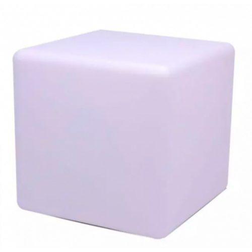 LED lámpatest , dekoráció , kocka , 40 cm , 3W , RGB , kültéri , IP65