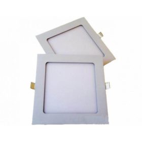   LED panel , 12W , süllyesztett , négyzet , hideg fehér , LM