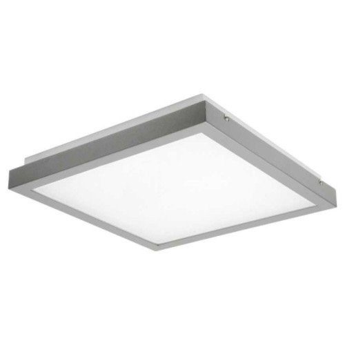 LED lámpatest , mennyezeti , négyzet , 38W , természetes fehér , szürke ,  TYBIA