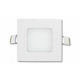   LED panel , 6W , süllyesztett , négyzet , természetes fehér , LM