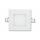 LED panel , 6W , süllyesztett , négyzet , természetes fehér , LM