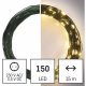 Led fényfüzér , beltéri/kültéri , nano LED , 15 m , meleg fehér , időzíthető , IP44