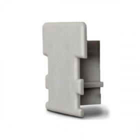   Végzáró alumínium profilhoz, ezüst színű , GROUND OUT10 , teli