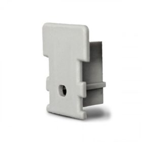   Végzáró alumínium profilhoz, ezüst színű , GROUND OUT10 , lyukas