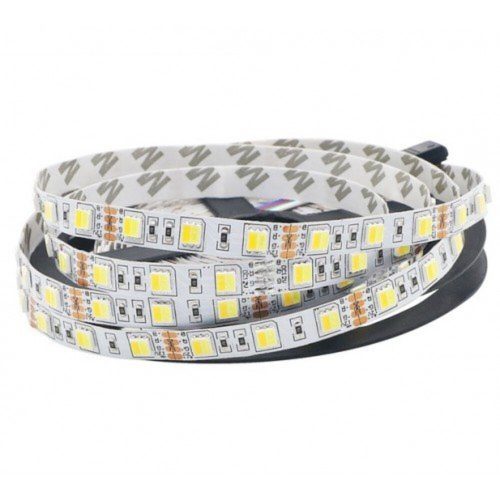 LED szalag , 24 Volt DC , 5050 , 60 led/m , 14.4 Watt/m , állítható fehér színárnyalat , CCT