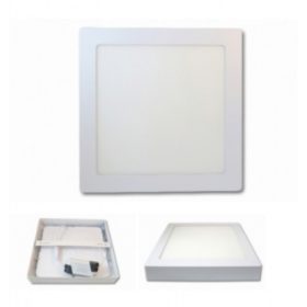   LED panel , 18W , falon kívüli , négyzet , hideg fehér , LM