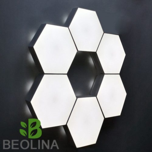 HEXALED , design LED lámpa , 6 db-os , érintős , 7.2 W , hideg fehér , USB