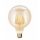 LED lámpa , égő , izzószálas hatás , filament , gömb , E27 , G95 , 7.5W , dimmelhető , CCT , LUTEC CONNECT