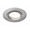 LED lámpatest , spot , billenthető , GU10 , RGB , CCT , dimmelhető , süllyesztett , kerek , matt nikkel , 4.7W , LUTEC CONNECT , SCOP