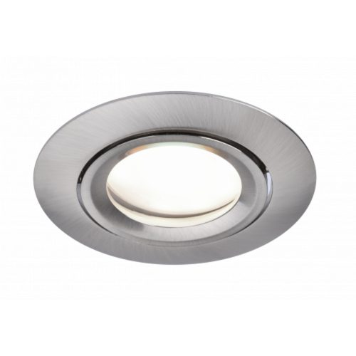 LED lámpatest , spot , billenthető , GU10 , RGB , CCT , dimmelhető , süllyesztett , kerek , matt nikkel , 4.7W , LUTEC CONNECT , SCOP