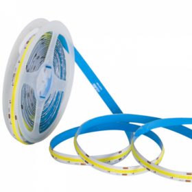   LED szalag , 24 Volt DC , COB , 608 LED/m , 10 mm , DOTLESS , 14 W/m , CCT